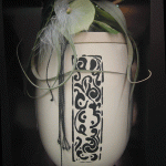 handgefertigte Keramik Urne